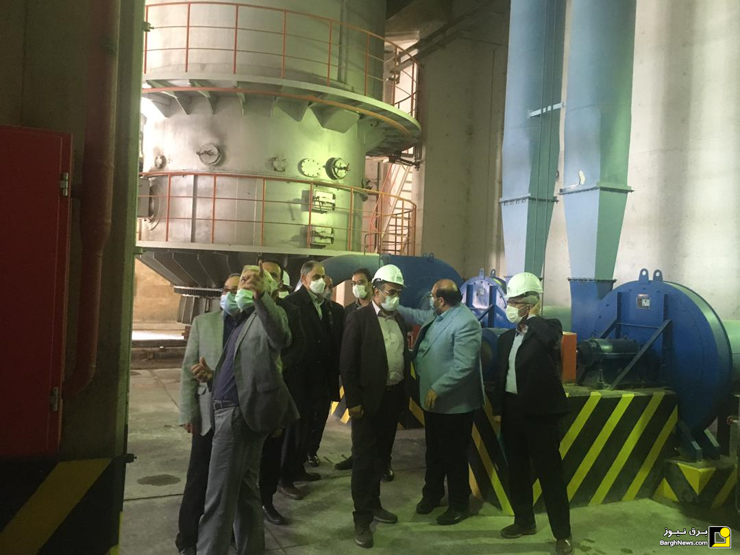 بازدید کمانی از نیروگاه زباله سوز نوشهر